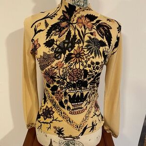 Vintage Alberto Makali Embellished Top